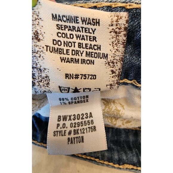 BKE Denim Women's Bootcut Payton Size 29 Embroidery Sequin - Picture 9 of 15